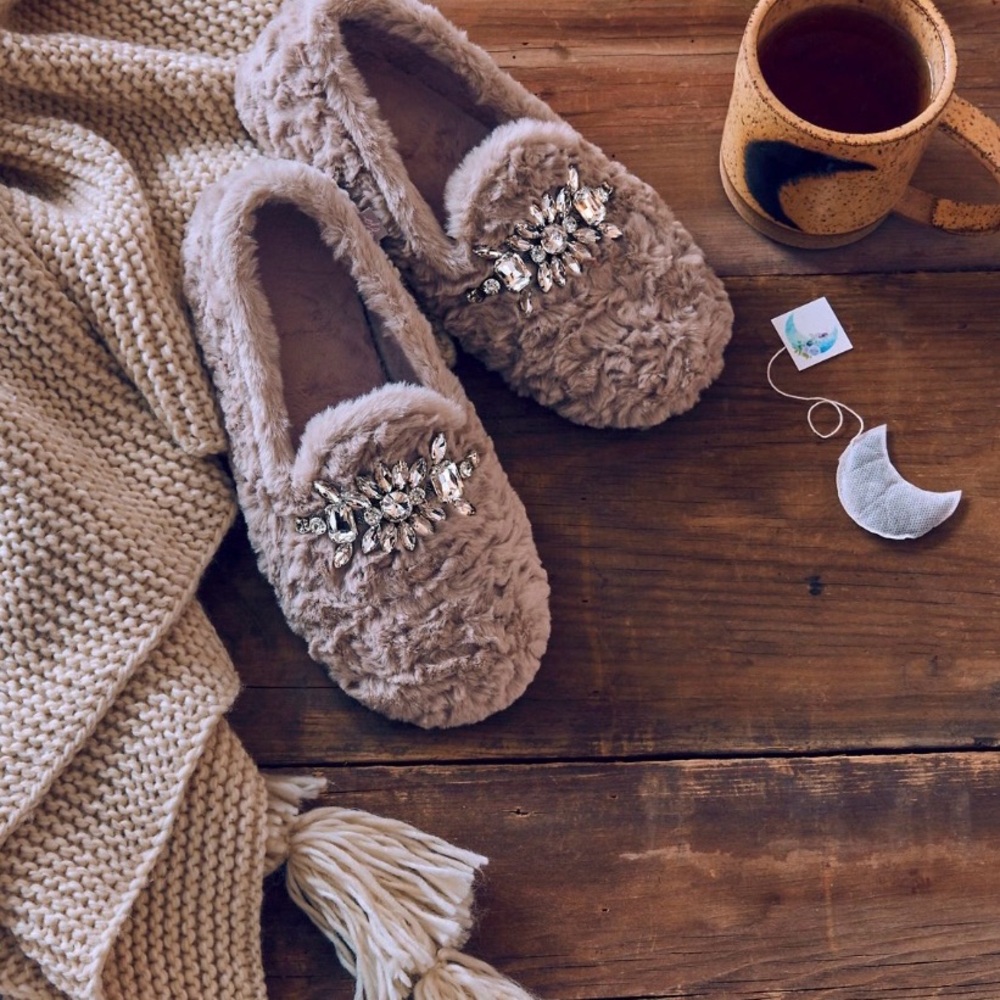 Free People Vanilla Latte Slumber Party Loafers